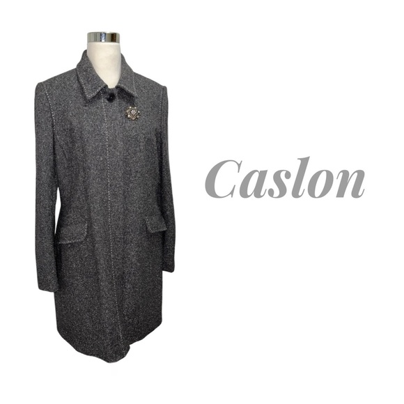 Nordstrom’s Caslon Grey Coat - Picture 10 of 10